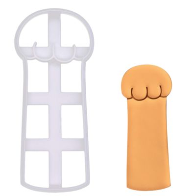 BAKERLOGY Lucky Cat Paw Cookie Cutter - Detailed Biscuit Cutter Design for Baking and Crafts, ideal on fondant, dough, clay
