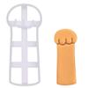 BAKERLOGY Lucky Cat Paw Cookie Cutter - Detailed Biscuit Cutter Design for Baking and Crafts, ideal on fondant, dough, clay view 1