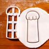 BAKERLOGY Lucky Cat Paw Cookie Cutter - Detailed Biscuit Cutter Design for Baking and Crafts, ideal on fondant, dough, clay view 2