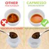 CAPMESSO Disposable Coffee Paper Filters, 100 Count Keurg Cup Coffee Filters Compatible with Keurg Brewers Reusable Single Serve 1.0 and 2.0 Coffee Maker (100 Count, White) view 2