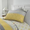 Quilta 100% Cotton Quilt Set Queen Size - Yellow Floral Bedspread Queen, Lightweight and Soft Quilts Bedding Set with Flower Pattern, Striped Coverlet for All Seasons with 1 Quilt 2 Pillow Shams view 4