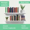 8pcs Adjustable Shelf Separators, Closet Organizer Divider for Closet Organization Plastic Shelf Closet Separator Shelf Dividers Closet Organizer Divider for Bedroom Cabinets view 4