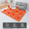 vhdurike Radiant Electric Heated Rug, Large Area Pad Warming Heater, Carbon Crystal Floor Heating Pad, Electric Heated Floor Mats for Office Home,120 * 200cm view 3
