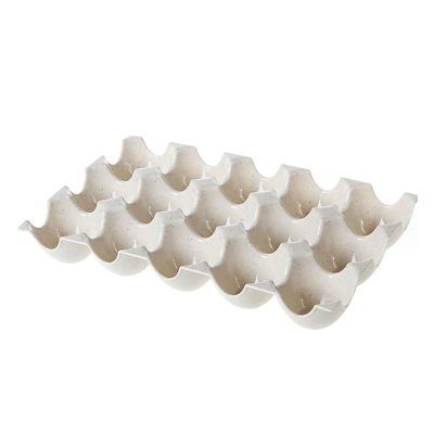 DriKou Egg Tray, 3 Rows Egg Storage Container, Fresh keeping Multi purpose Stackable Space saving Storage Container, for Farm Household Egg Organizer, Kitchen, Refrigerator
