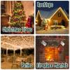 Clear Warm White Christmas Lights - 20 ft String of 105 Incandescent Mini Multifunctional Lighting Modes for Decorative, Bedroom, Outdoor, Xmas Twinkle Christmas Tree Lights, White Wire Total 21.6 ft view 3