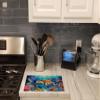 Caroline's Treasures Turtle and Reefs Glass Cutting Board Decorative Tempered Glass Kitchen Cutting and Serving Board Large Size Chopping Board view 2