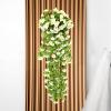 Daisy Hanging Flowers Artificial Decoration Silk Daisy Faux Hanging Plants Artificial Flowers Wedding Home Wall Office Decoration 1pcs (White) view 2