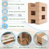 KSYGINXD Space Saving Floating TV Cabinet Wall-Mounted Media Console with Cable Management & Ample Storage for Any Room(Brown,140x24x20cm) view 2