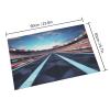 Bath Rug Race Track Bath Mat Super Absorbent Bathroom Rug Non Slip Washable Bath Carpet Quick Dry Bath Mats for Bathroom Floor, Tub and Shower 23.6x15.7 Inch view 2