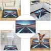 Bath Rug Race Track Bath Mat Super Absorbent Bathroom Rug Non Slip Washable Bath Carpet Quick Dry Bath Mats for Bathroom Floor, Tub and Shower 23.6x15.7 Inch view 3
