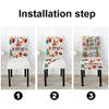 CAPSCEOLL Birthday Chair Cover for Classroom,4 Pcs Cute Happy Birthday Chair Cover,Birthday Chair Back Covers for Students Preschoolers Kids view 4