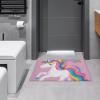 Bath Rug Horse Bath Mat Super Absorbent Bathroom Rug Non Slip Washable Bath Carpet Quick Dry Bath Mats for Bathroom Floor, Tub and Shower 23.6x15.7 Inch view 2