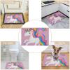 Bath Rug Horse Bath Mat Super Absorbent Bathroom Rug Non Slip Washable Bath Carpet Quick Dry Bath Mats for Bathroom Floor, Tub and Shower 23.6x15.7 Inch view 4