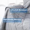 Kivik Weighted Blanket 5 lbs, Small Weighted Blanket 5 Pounds, Mini Heavy Blanket Throw, Breathable Cooling & Warm Blankets, Machine Washable, 36x48 Inches Grey view 4