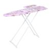 Ironing Board with Iron Rest, Flower Patterns Ironing Board Full Size,Height Adjustable Small Ironing Boards for Small Spaces, Non-Slip, Wide Clothes Ironing Board with Folding Legs (Purple) view 1