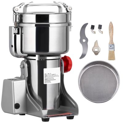 Electric Grain Mill Grinder 2500G Commercial Grinder 3000W High Speed Kitchen Grinder for Dried s Wheat Cereals Coffee Flour