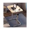 LICONG-2019 Mobile Computer Desk Light Luxury Foldable Table Mobile Desk Lifting Table Bedside Table Home Computer Table Student Study Table Mobile Computer Desk on Wheels view 2