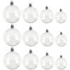 Homoyoyo 20pcs DIY Snow Globe Globe Snow Globe Kit PET Christmas Globes with Screw Christmas Plastic Snow PET Kit Caps Fillable Display Balls Keepsake for DIY Crafts view 1