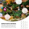 Homoyoyo 20pcs DIY Snow Globe Globe Snow Globe Kit PET Christmas Globes with Screw Christmas Plastic Snow PET Kit Caps Fillable Display Balls Keepsake for DIY Crafts view 2