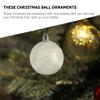 Homoyoyo 20pcs DIY Snow Globe Globe Snow Globe Kit PET Christmas Globes with Screw Christmas Plastic Snow PET Kit Caps Fillable Display Balls Keepsake for DIY Crafts view 4