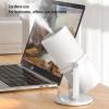Portable Mini Humidifier, 300ML Cool Mist Humidifiers with Stand, Quiet USB Desktop Humidifier with 2 Mist Mode for Baby Bedroom Travel Office Home, Quiet Mini Humidifiers (White) view 3