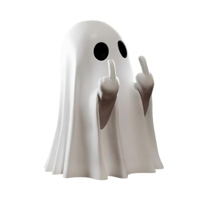 Ayyufe Resin Ghost Halloween Decor - Cute Indoor Spooky Decorations, Porch, Desk- Ghost Decor for Halloween Party Spooky Home Decor Indoor Decorations- Ghosts for Home Decor (C)