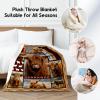 Blanket for Women Girls, Highland Cow Gifts for Adults - 60"x80" Kids Throw for Bed Living Room - Soft, Fuzzy & Cozy - Wildlife Home Decor Gift Ideal view 2