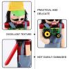 DECHOUS Wooden Nutcracker Figurine Charming Desktop Decor for Christmas Unique Holiday Ornament for Home Hotel Restaurant Friends view 4