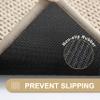 Bathroom Rug Beige Bath Mat: 24x36 Chenille Non Slip Washable Absorbent Bathmat Small Soft Thin Quick Dry Shower Carpet for Bathroom Floor Tub and Restroom view 3