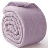 100% Cotton Muslin Blanket for Adults, 6-Layer King Throw, 108x90, Lavender view 1
