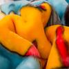 Korean Faux Mink Blanket Plush Blanket Twin Queen King Size,8 Pounds Heavy Fleece Blanket Silky Soft Warm 2 Ply Cat Family Blue Throw A&B Printed Raschel Bed Blanket,W,71" x 87"/180x220cm view 4