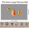 47.3''x23.6''(120cmx60cm) Extra Large Silicone Mat for Kitchen Counter, 1.4MM Thick Non-Slip Heat Resistant Countertop Protector, Waterproof Durable Kitchen Mat for Countertops, Islands (Dark Gray) view 2