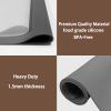 47.3''x23.6''(120cmx60cm) Extra Large Silicone Mat for Kitchen Counter, 1.4MM Thick Non-Slip Heat Resistant Countertop Protector, Waterproof Durable Kitchen Mat for Countertops, Islands (Dark Gray) view 3