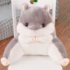 Dempiire Reading Pillow Standard Bed Pillow, Hamster Reading Pillow with Arms for Kids Teens Adults Back Pillow for Bed Pillow Chair Lumbar Support Bed Rest Pillows Grey Back Pillow (Grey) view 3