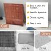 Vibeo Wood Bath Mat Walnut Color Wooden Shower Mat Non Slip, Quick Dry Wood Bathroom Mat for Outside & Inside, Small Large Long Square Bath Mat for Tub Sauna(120cmx50cm(47.2inx19.7in)) view 4