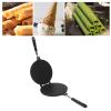 8.7in Waffle Cone Maker, DIY Ice Cream Waffle Cone Desserts, Ice Cream Cone Maker, Non Stick Eggs Roll Maker, Waffle Bowl Machine (Glossy Style) view 2