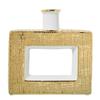 Alexandra House Living Ceramic White Vase 24 x 6 x 24 cm view 1