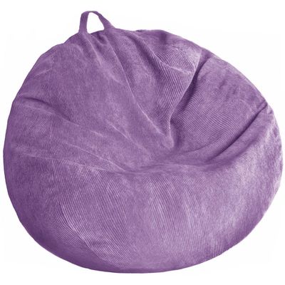 Stuffed Animal Storage Bean Bag Chair Cover - Washable Ultra Soft Corduroy Sack Bean Bag Cover for Organizing Plush Toys or Textile