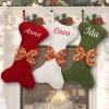 RCS-AGO Personalized Christmas Stocking  Custom Xmas Stocking with Names, Exquisite Xmas Stocking - Dog Christmas Stocking in Bone Shape  Perfect for Dogs, Cats and Pets (7 pcs) view 4