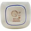 Polmedia Polish Pottery Soap Dispenser - Beautiful Bevy Pattern Handmade in Boleslawiec Poland + Certificate of Authenticity view 4