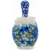 Authentic Polish Pottery Toothpick Holder Signature UNIKAT in Wild Diamonds Design Handmade in Bolesawiec Poland by Ceramika Artystyczna + Certificate of Authenticity view 2