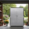Heavy-Duty Commercial Storage Cabinet (Satin Graphite Black, 48" W x 24" D x 72" H) view 2