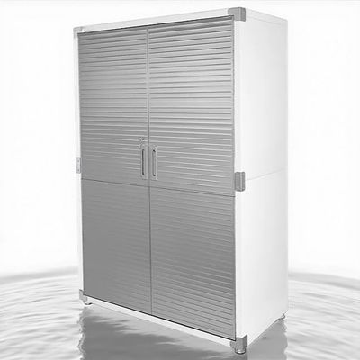 Heavy-Duty Commercial Storage Cabinet (White, 48" W x 24" D x 72" H)