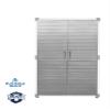 Heavy-Duty Commercial Storage Cabinet (White, 48" W x 24" D x 72" H) view 3