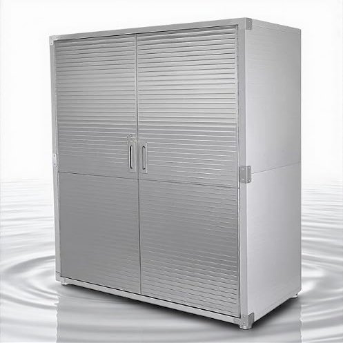 Heavy-Duty Commercial Storage Cabinet (Granite Gray, 48" W x 24" D x 72" H)