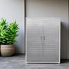 Heavy-Duty Commercial Storage Cabinet (Granite Gray, 48" W x 24" D x 72" H) view 2