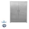 Heavy-Duty Commercial Storage Cabinet (Granite Gray, 48" W x 24" D x 72" H) view 4