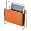 Fabulaxe Magazine Holder and Rack for Desktop, Home Office, Living Room, Waiting Areas, Farmhouse File Storage, Basket for Letters, Magazines, Books, Newspapers and Other Reading Materials 14-Inch view 1