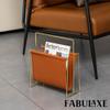 Fabulaxe Magazine Holder and Rack for Desktop, Home Office, Living Room, Waiting Areas, Farmhouse File Storage, Basket for Letters, Magazines, Books, Newspapers and Other Reading Materials 14-Inch view 3
