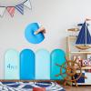Jetec 4 Pcs Wall Padding for Kids with Autism Playroom Anti Collision 3D 15. 75 x 7. 87 Inch Peel and Stick Headboard Upholstered Wall Panels for Nursery Protection(Blue Series) view 1